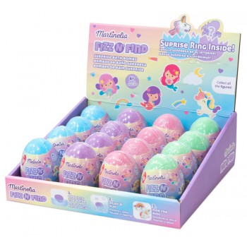 MARTINELIA BATH BOMB EGG 150 gr display  (20 assorti)