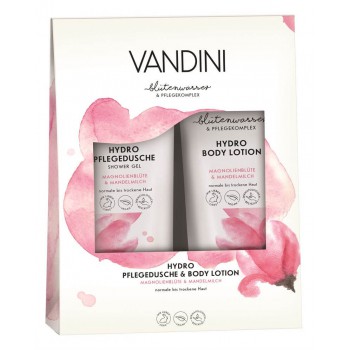 HYDRO Duoset showergel & bodylotion Magnolia Blossom & Almond 2 x 200 ml HYDRO Duoset showergel & bodylotion Magnolia Blossom & Almond 2 x 200 ml