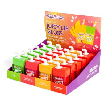 Martinelia Juicy lipgloss display/24 ce assorti